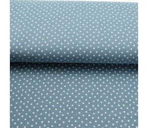 Double Gauze Musselin Sternchen dunkelmint